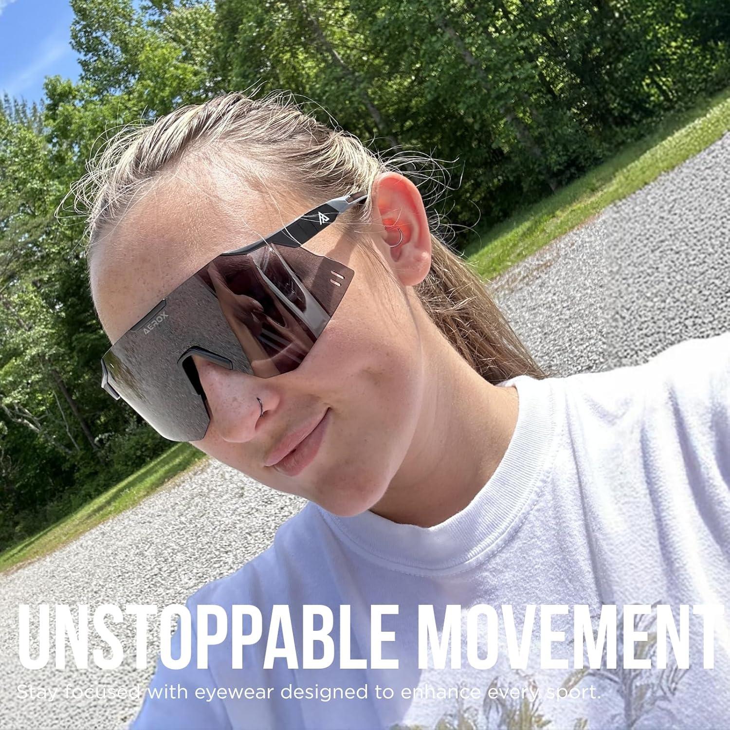 Gafas de sol AEROX deportivas UV400 para ciclismo y correr