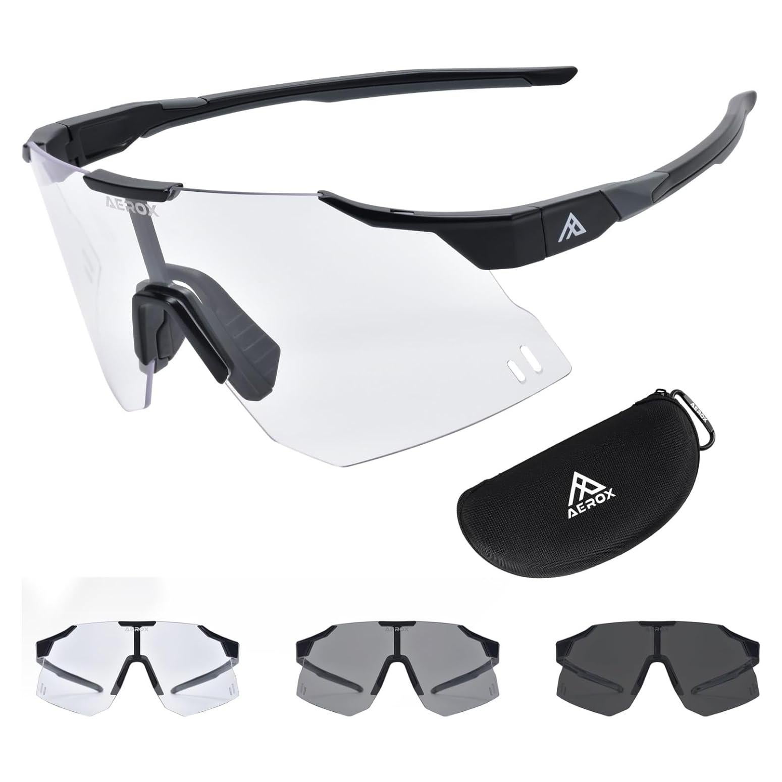 Gafas de sol AEROX deportivas UV400 para ciclismo y correr