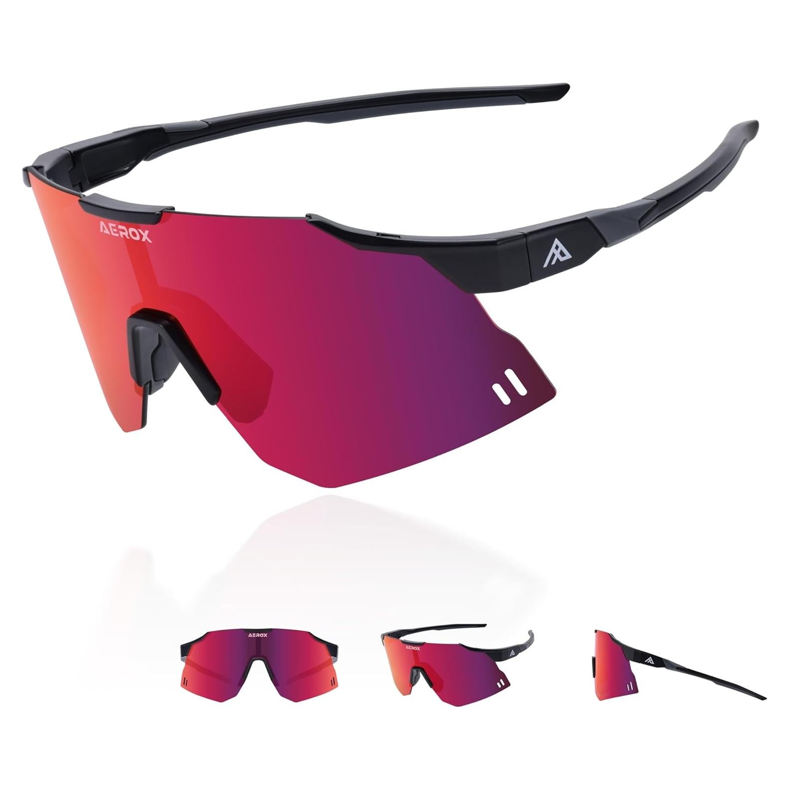 Gafas de sol AEROX deportivas UV400 para ciclismo y correr