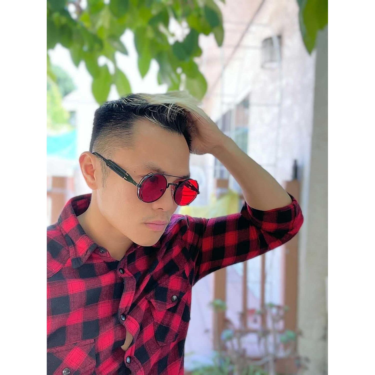 Gafas de sol Karsaer Steampunk Redondas Metal Océano