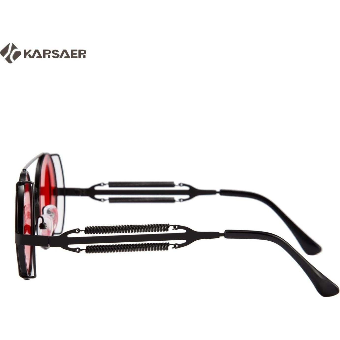 Gafas de sol Karsaer Steampunk Redondas Metal Océano