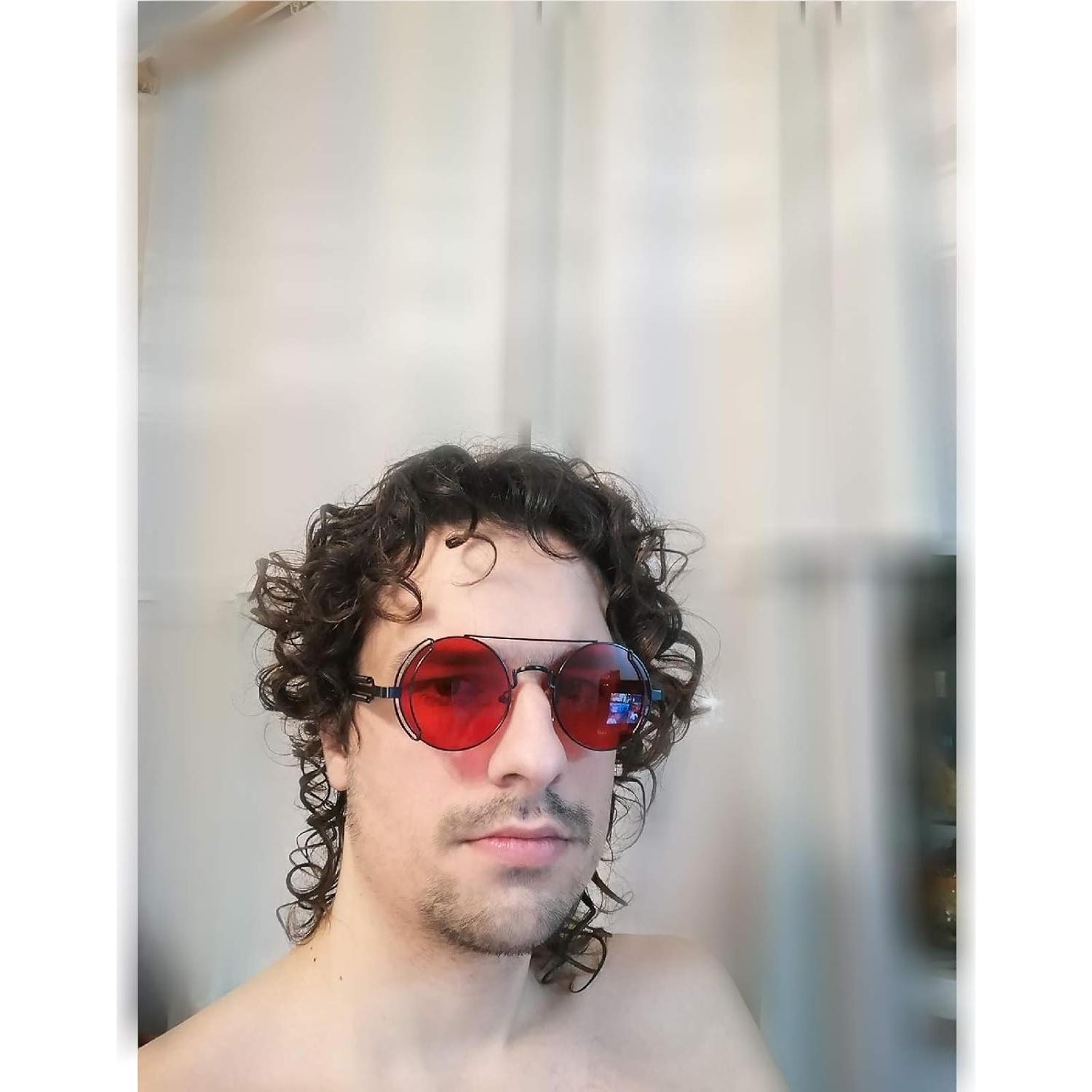 Gafas de sol Karsaer Steampunk Redondas Metal Océano