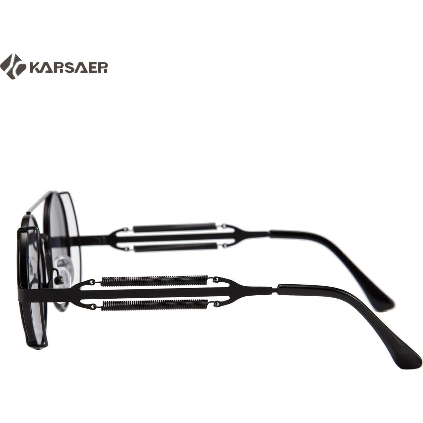 Gafas de sol Steampunk Karsaer Retro Redondas Metal