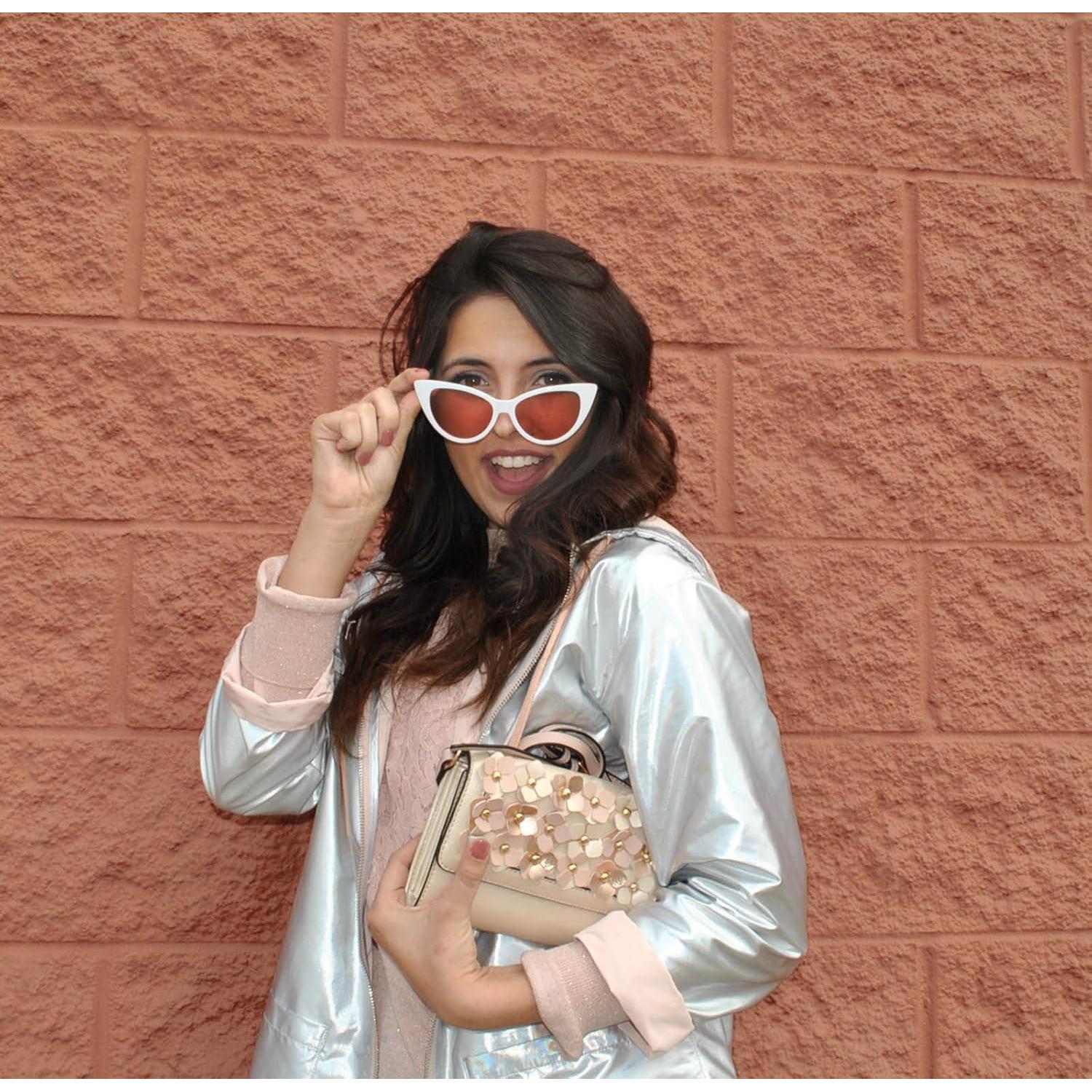 Gafas de sol Cateye para mujeres UV400 diseño retro