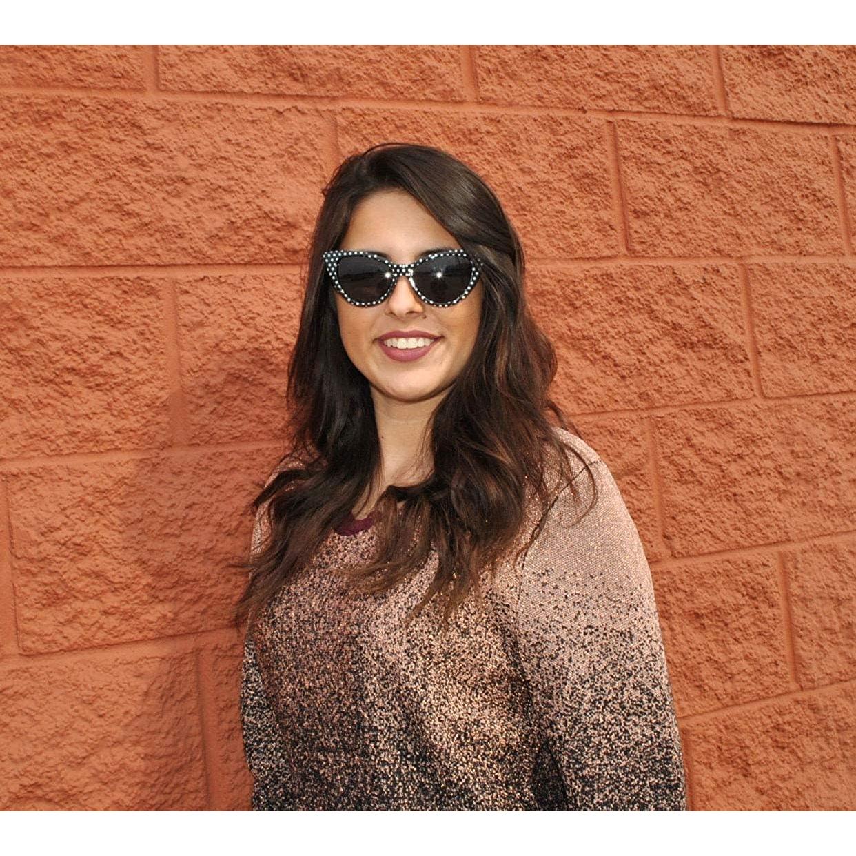 Gafas de sol Cateye para mujeres UV400 ligeras y cómodas