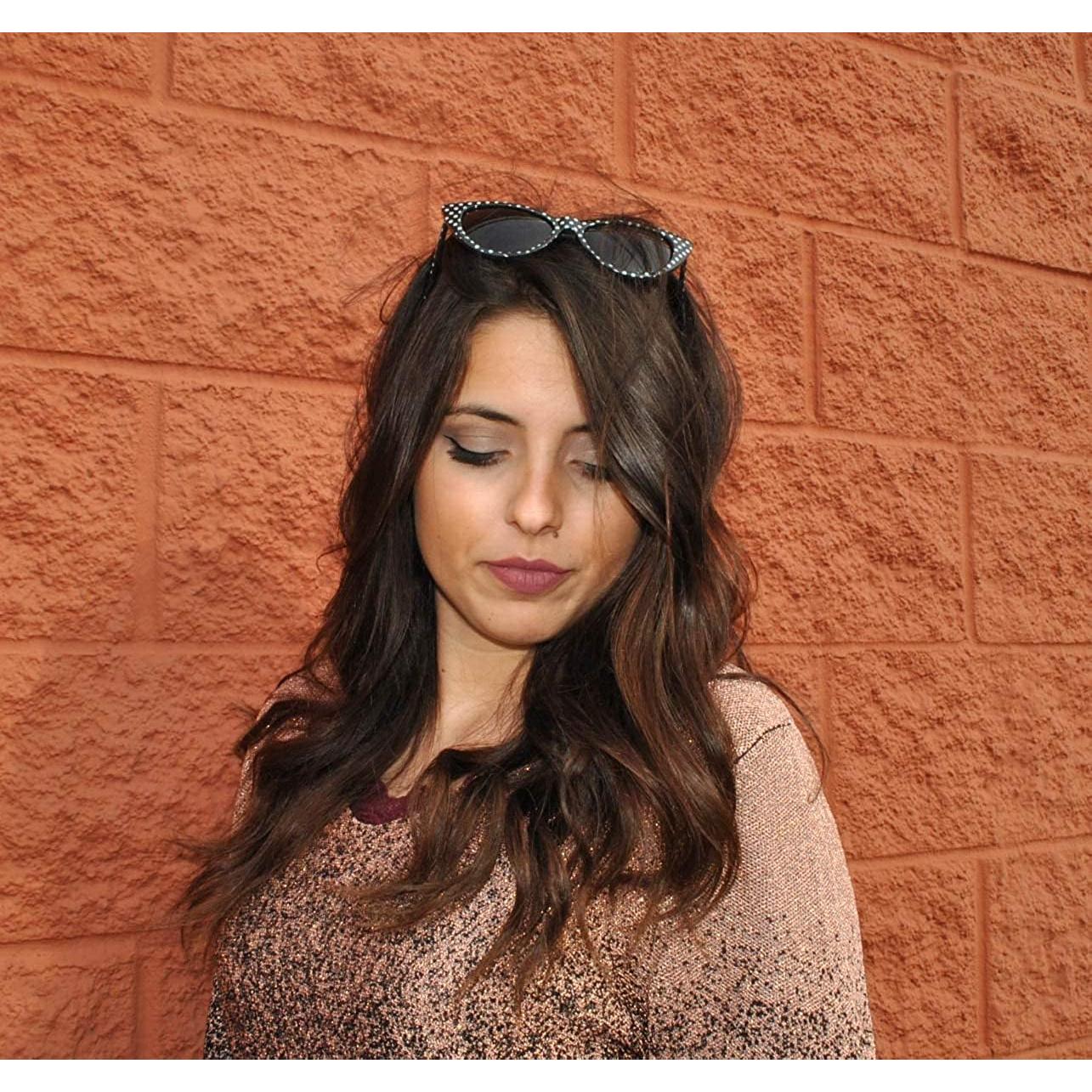 Gafas de sol Cateye para mujeres UV400 ligeras y cómodas