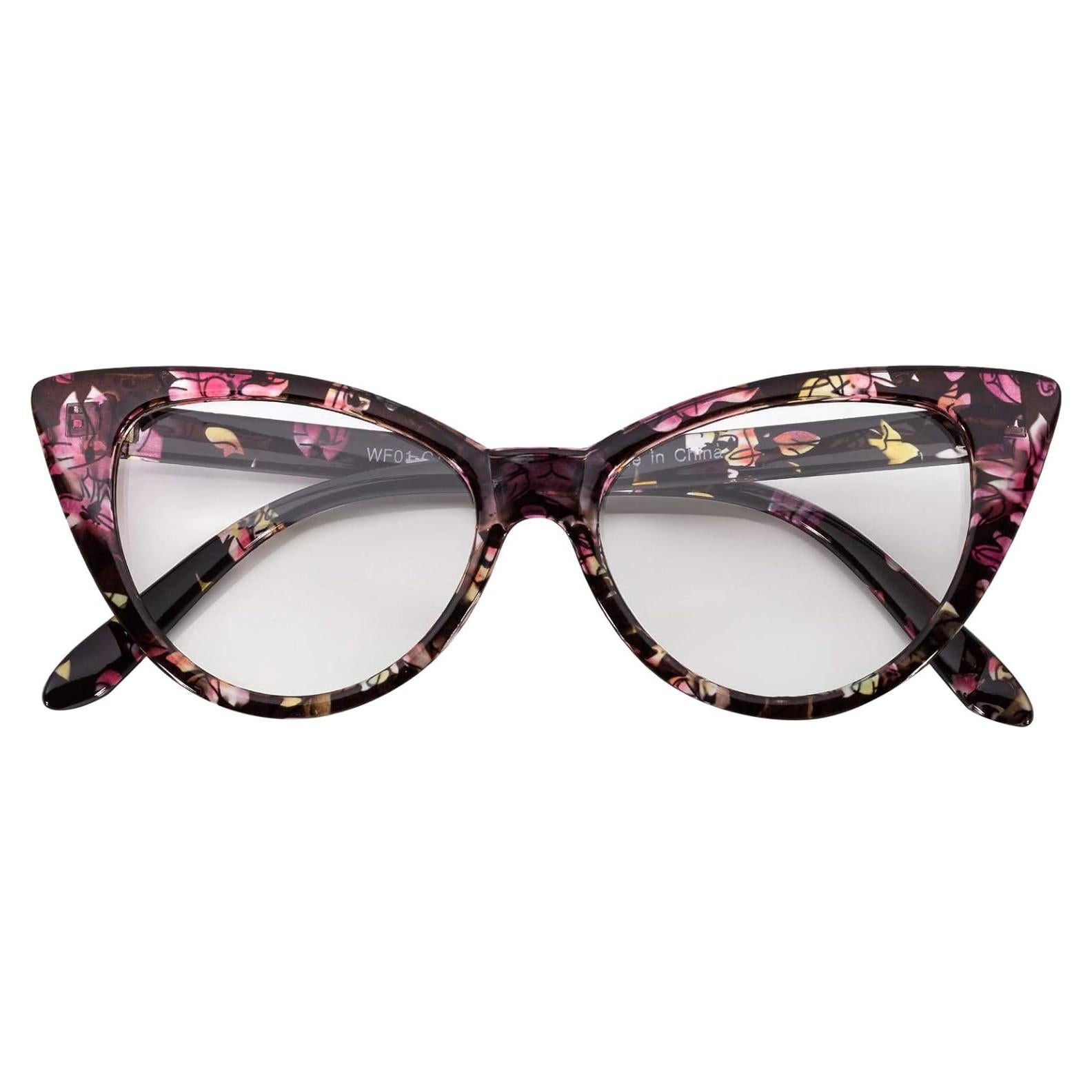 Gafas de sol Cateye para mujeres UV400 estilo retro