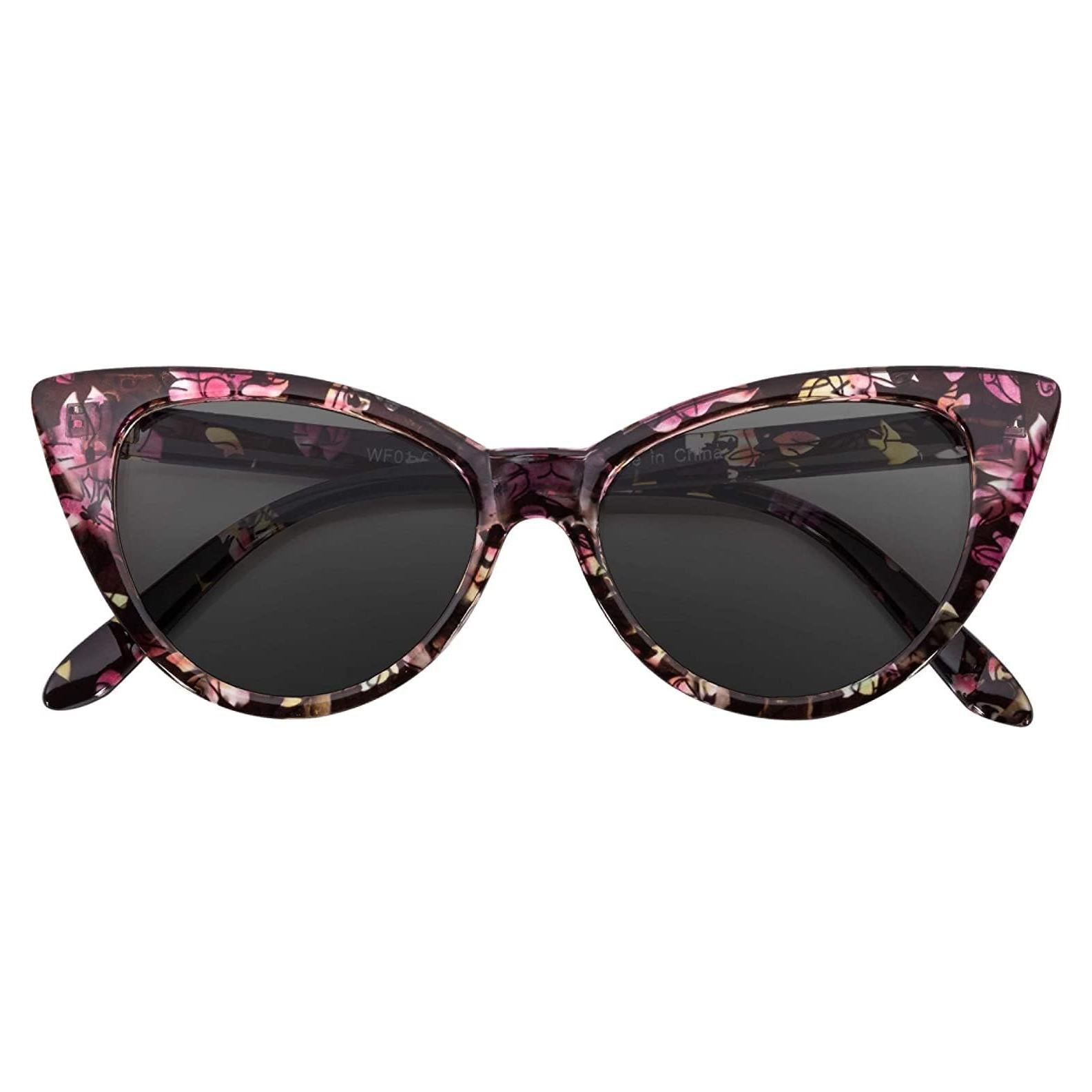 Gafas de sol Cateye para mujeres UV400 estilo retro