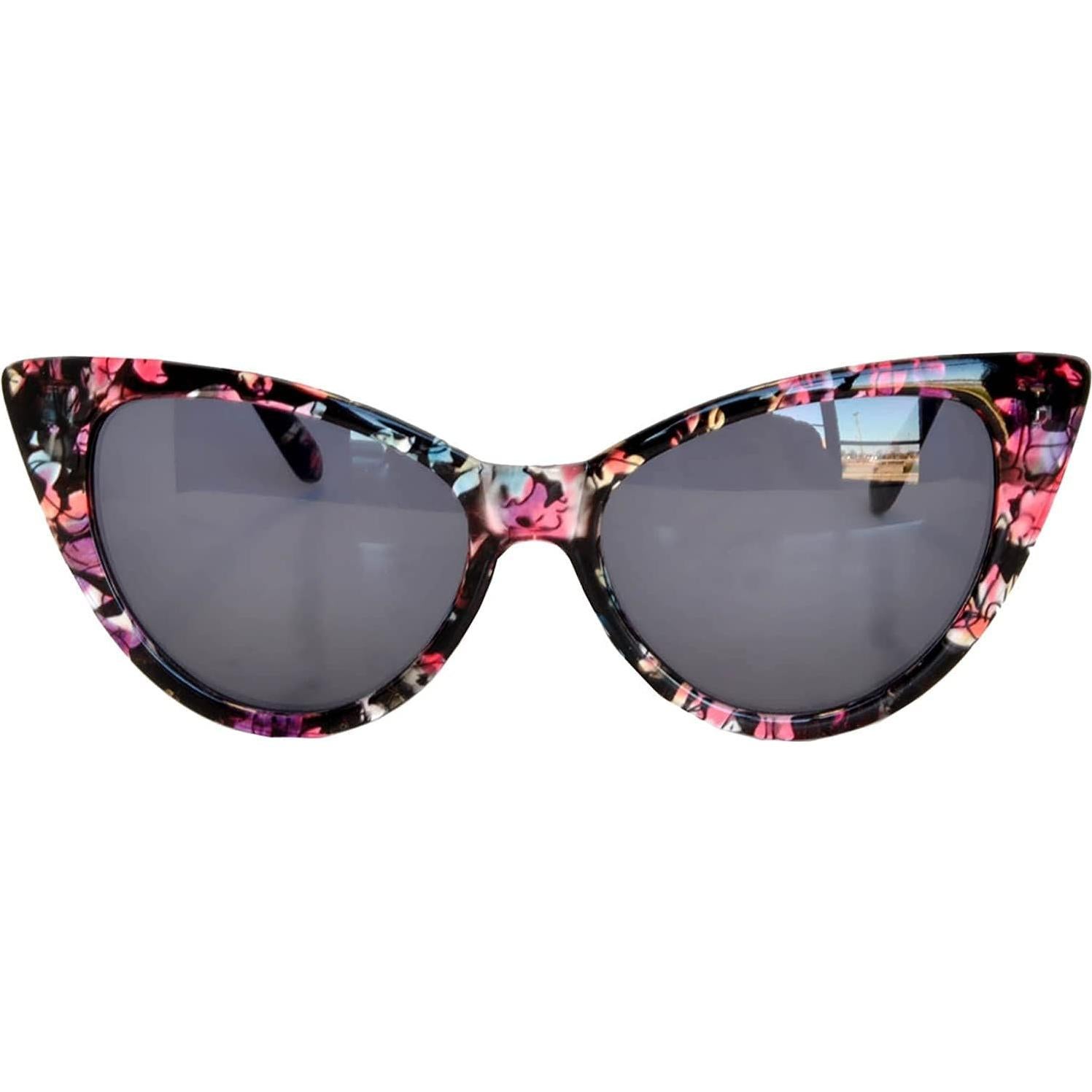 Gafas de sol Cateye para mujeres UV400 estilo retro