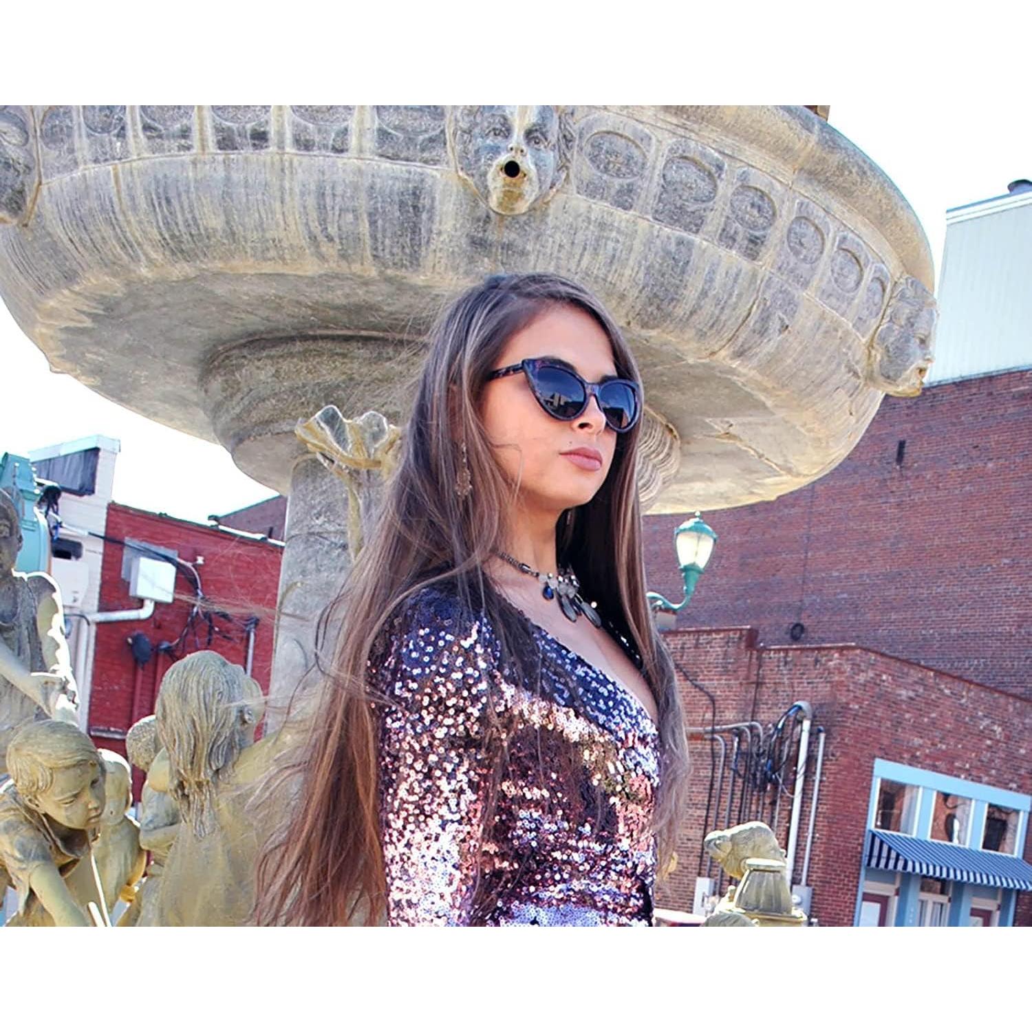 Gafas de sol Cateye para mujeres UV400 estilo retro