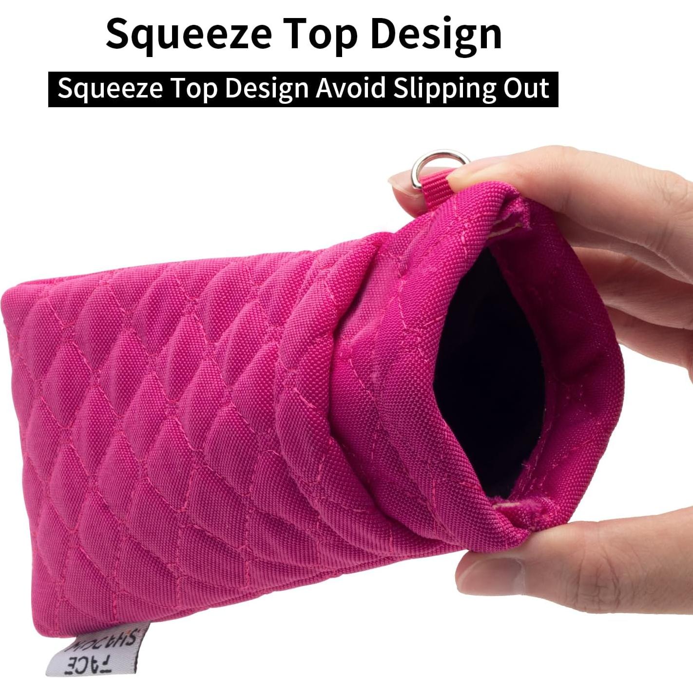 Estuche para Gafas Face Shadow Rosa Doble Cristal 180x90mm