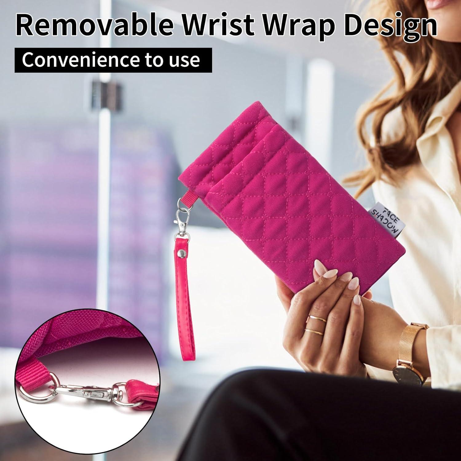 Estuche para Gafas Face Shadow Rosa Doble Cristal 180x90mm