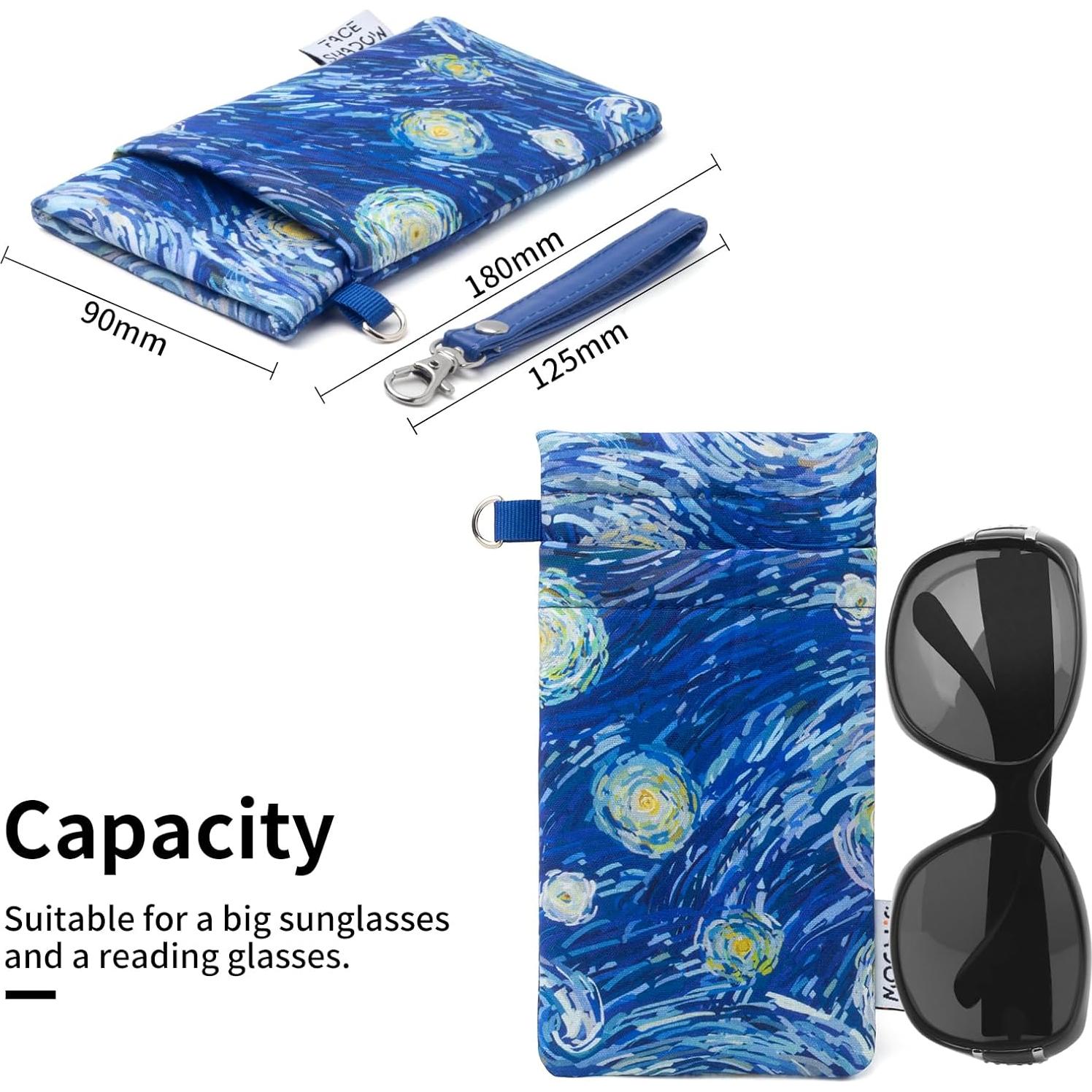 Estuche Doble para Gafas Cielo Estrellado con Paño