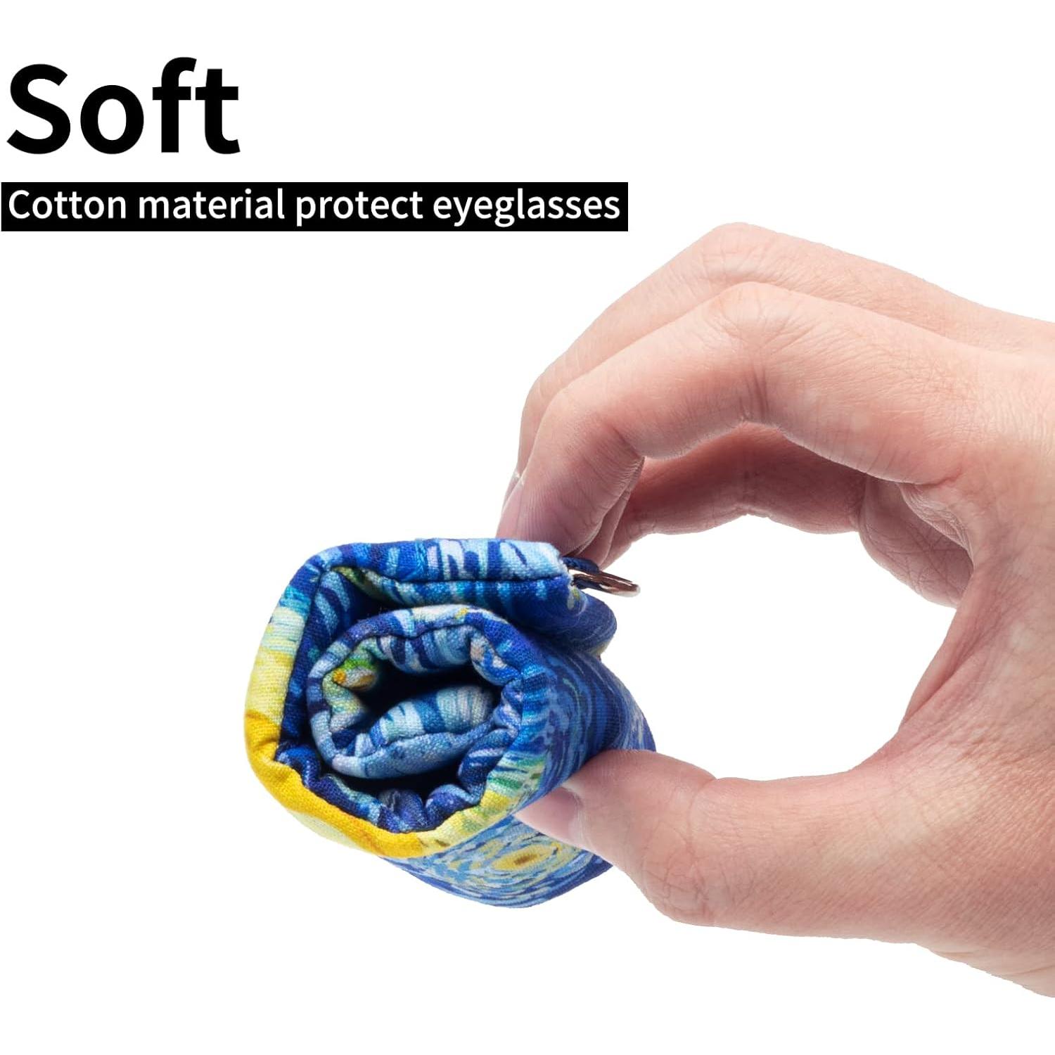 Estuche Doble para Gafas Cielo Estrellado con Paño