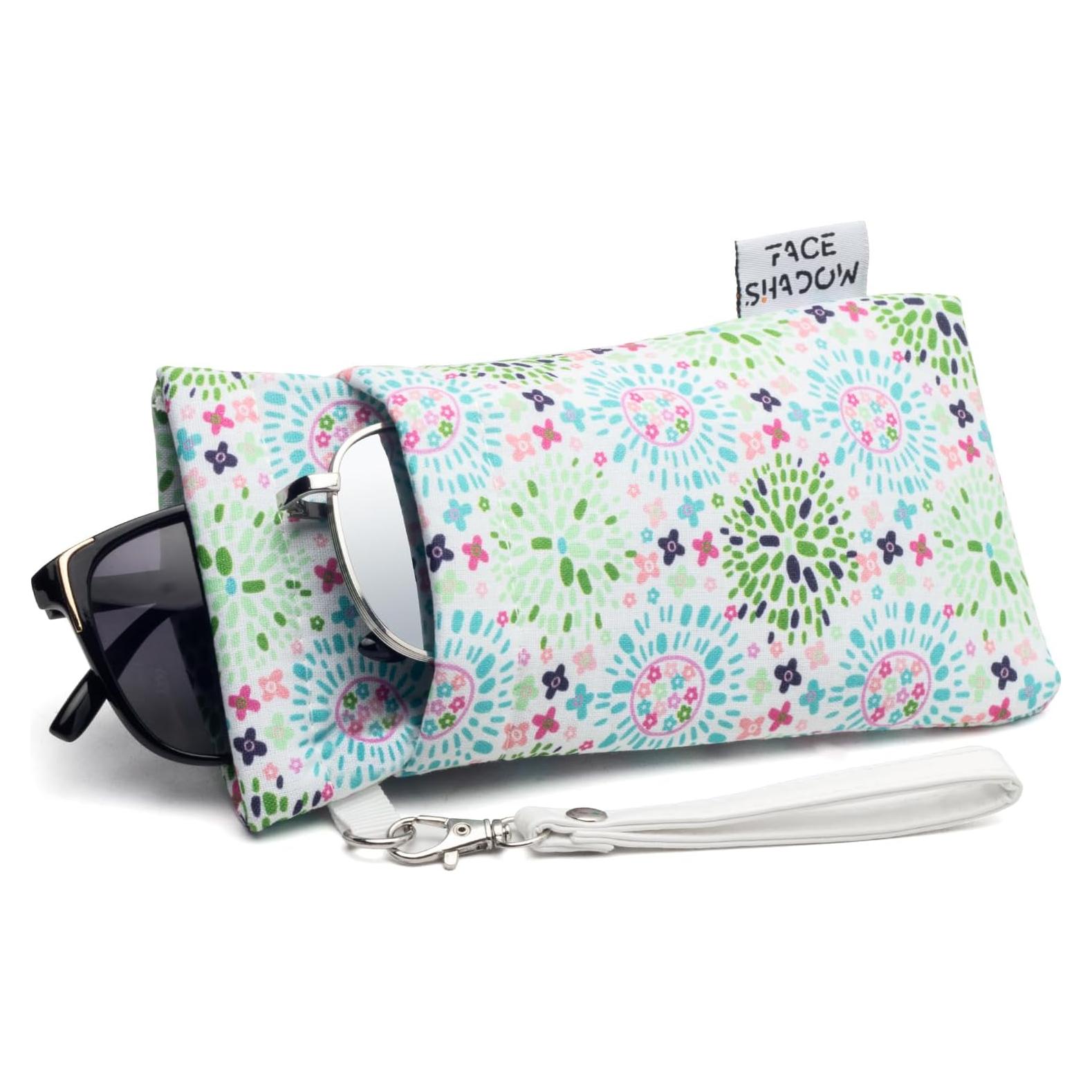 Estuche Doble para Gafas Caleidoscopio con Paño de Limpieza