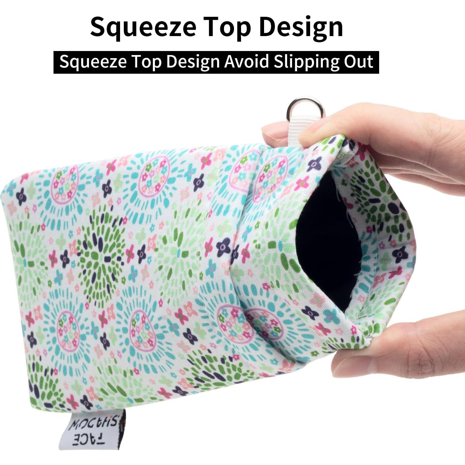 Estuche Doble para Gafas Caleidoscopio con Paño de Limpieza