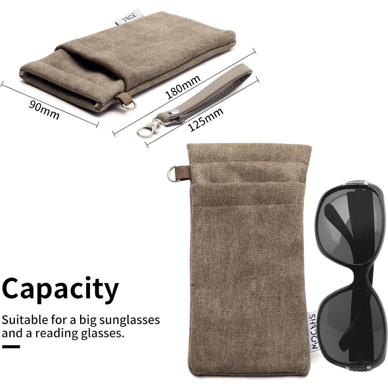 Estuche para Gafas Face Shadow Doble Cristal Marrón