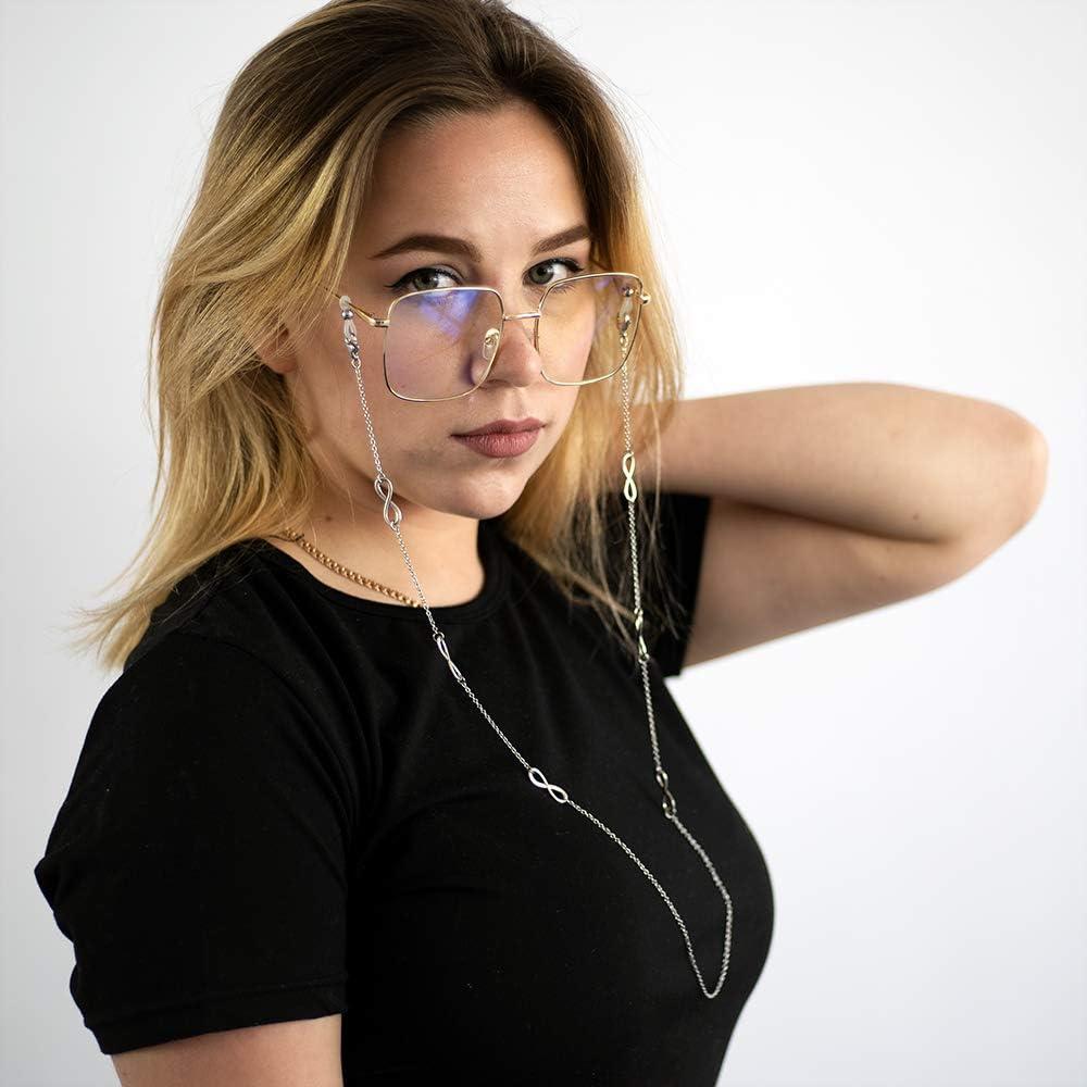 Cadena Lanyard para Gafas KAI Top 70 cm Plateada