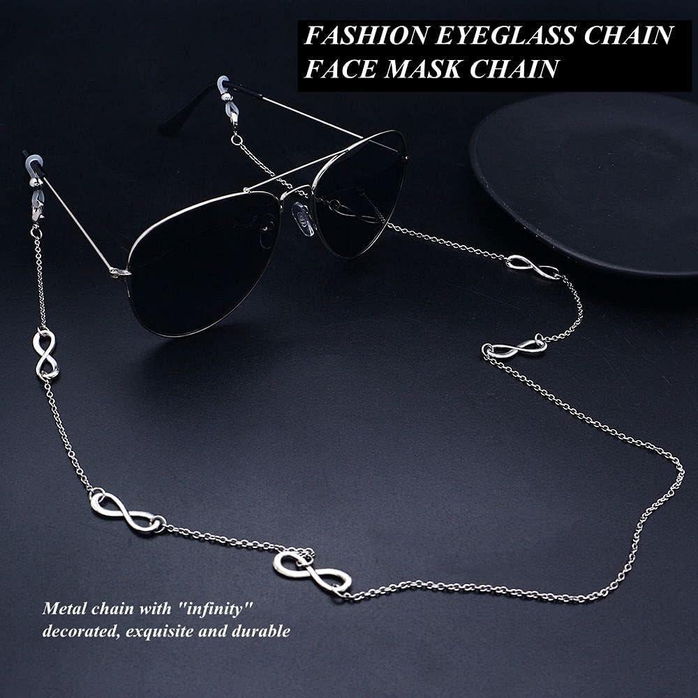 Cadena Lanyard para Gafas KAI Top 70 cm Plateada