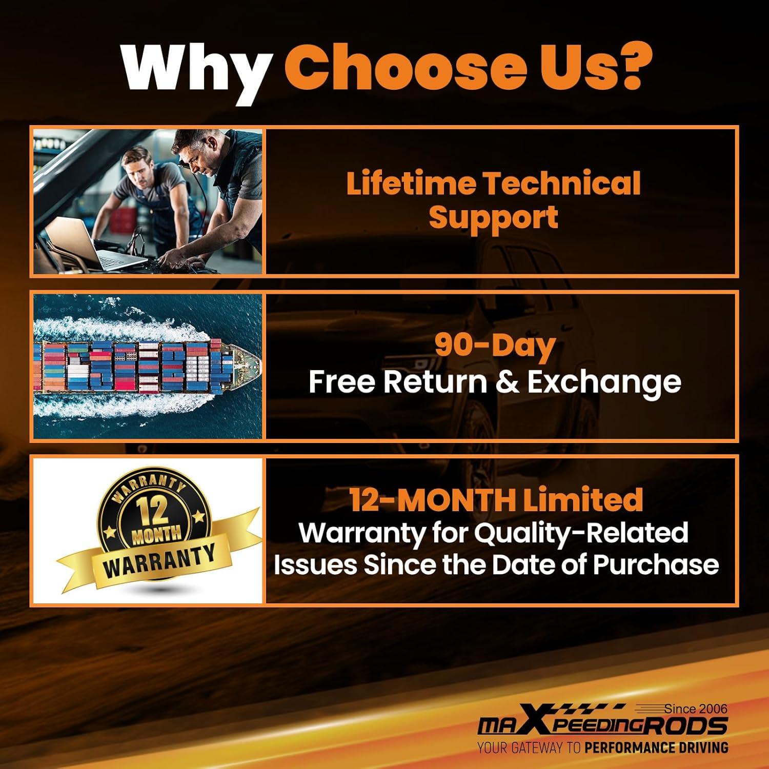 Enlaces de Final de Barra Estabilizadora Ajustables maXpeedingrods 180-230mm