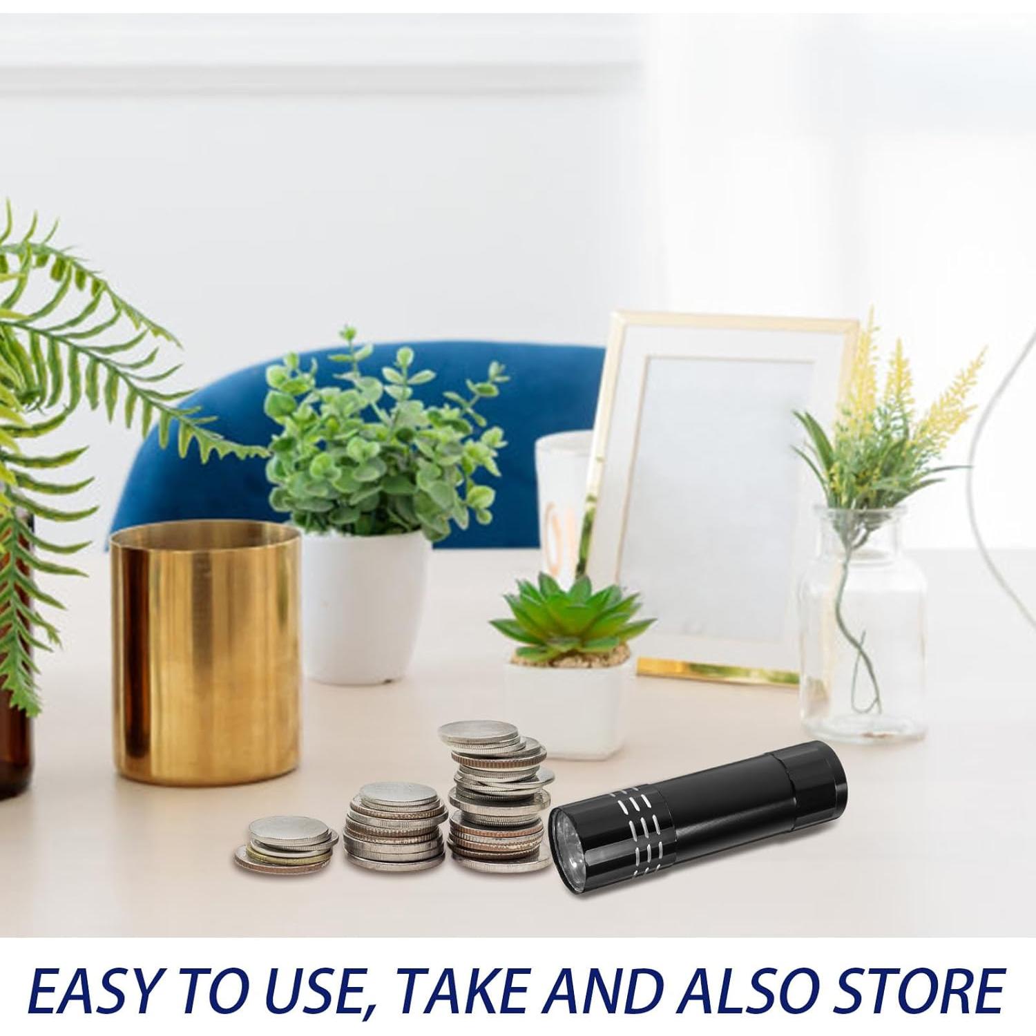 Caja Fuerte Oculta DOITOOL Linterna Negra 8.3x2.3cm