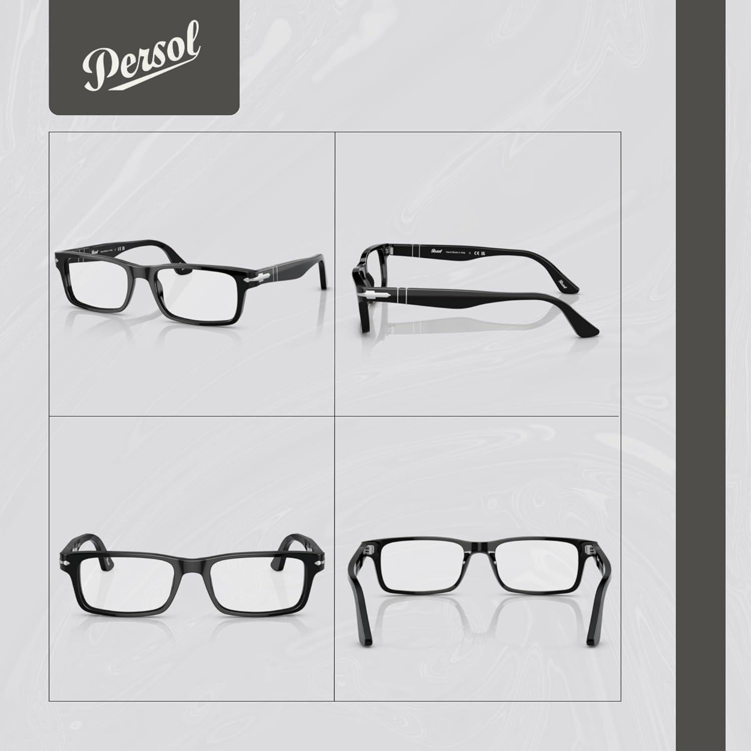 Gafas Rectangulares Persol PO3050V para Hombres + Kit