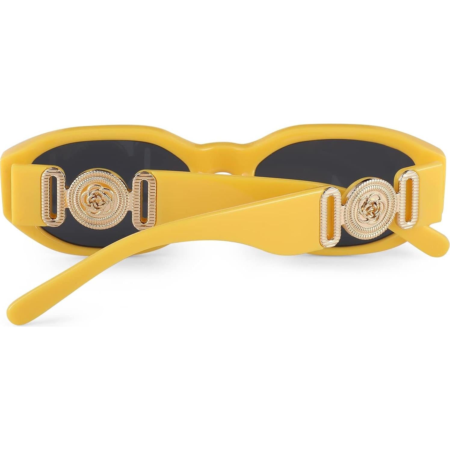 Gafas de sol rectangulares HYCREDI UV400 para hombres y mujeres