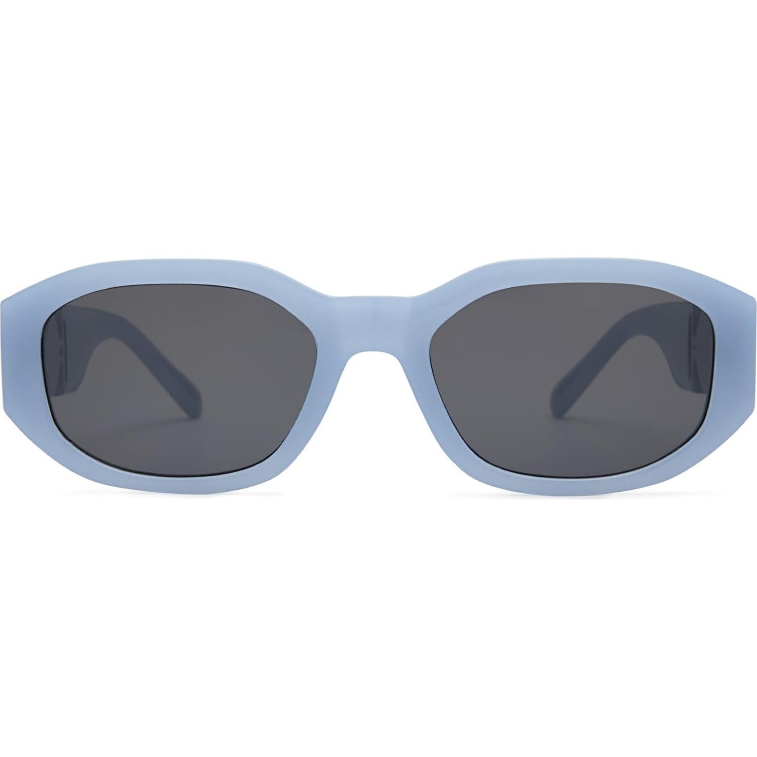 Gafas de sol rectangulares HYCREDI UV400 para hombres y mujeres