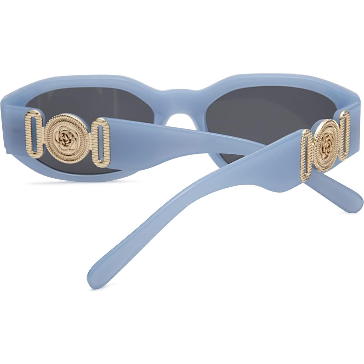 Gafas de sol rectangulares HYCREDI UV400 para hombres y mujeres