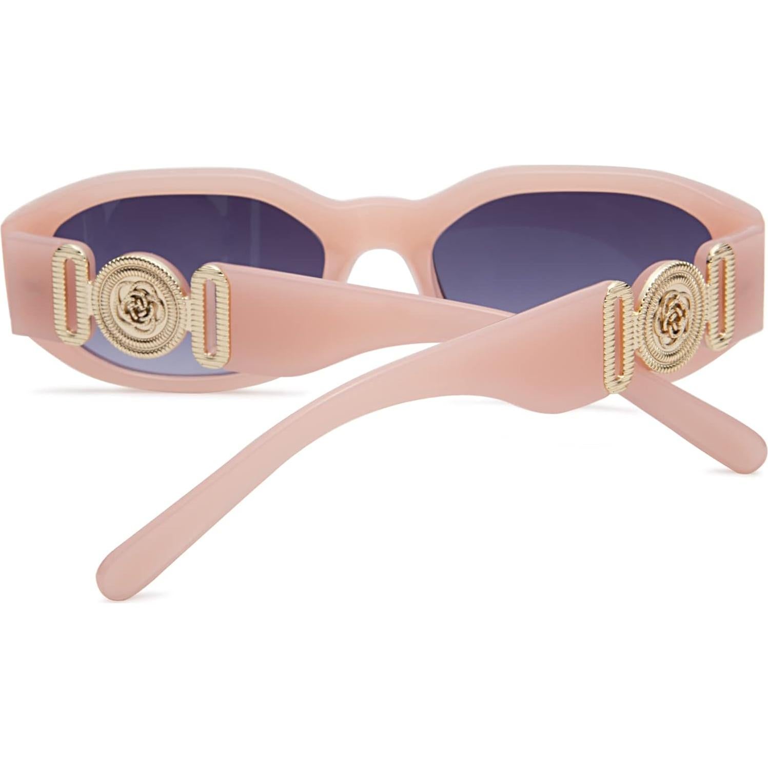 Gafas de sol rectangulares Hycredi UV400 para hombres y mujeres