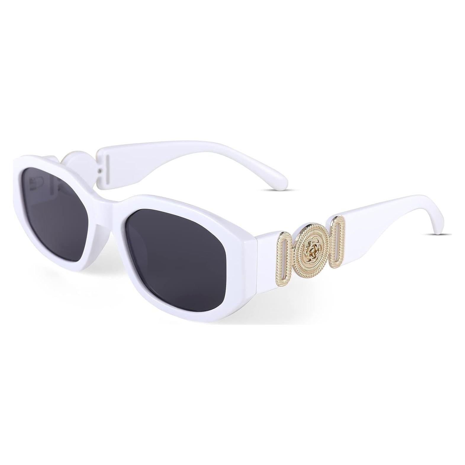 Gafas de sol rectangulares HYCREDI UV400 para hombres y mujeres