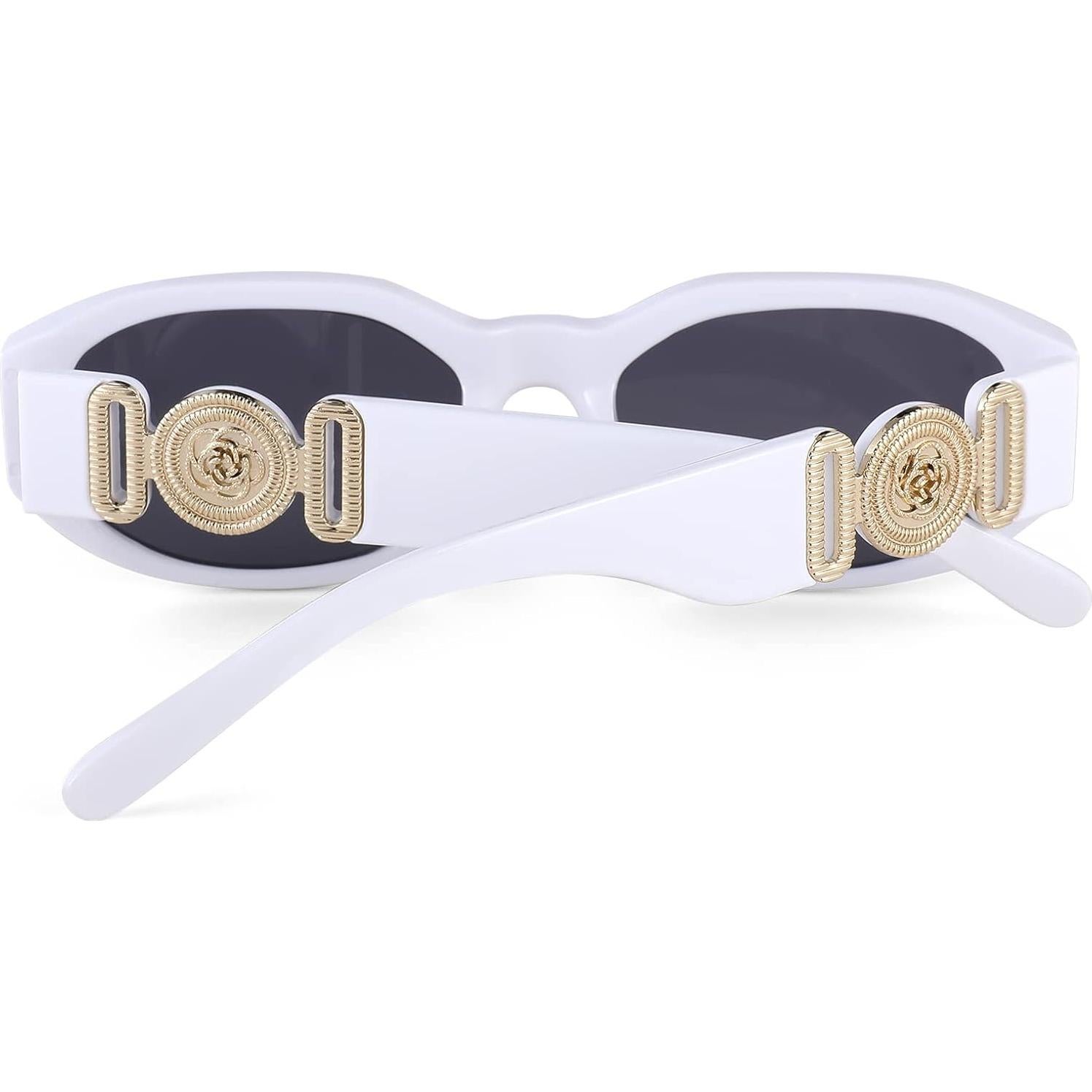 Gafas de sol rectangulares HYCREDI UV400 para hombres y mujeres