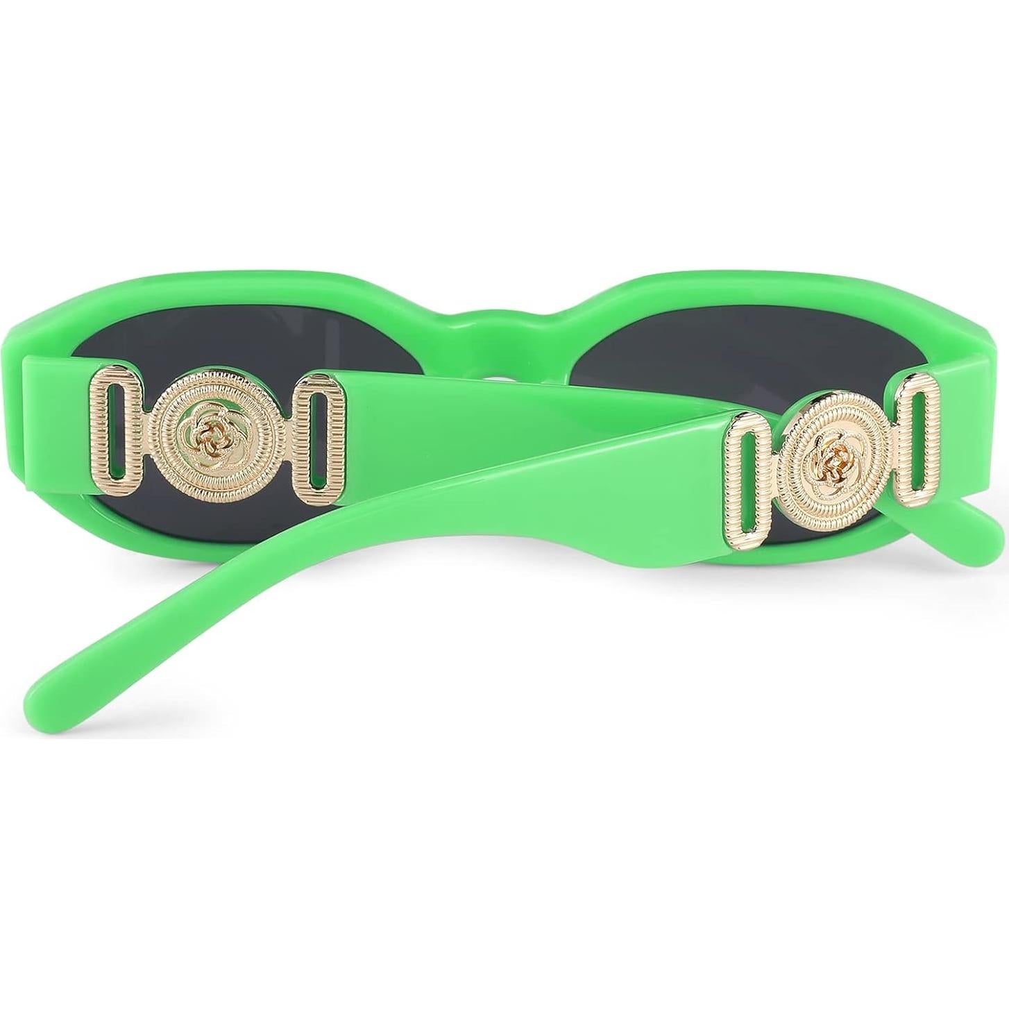 Gafas de sol rectangulares HYCREDI UV400 para hombres y mujeres