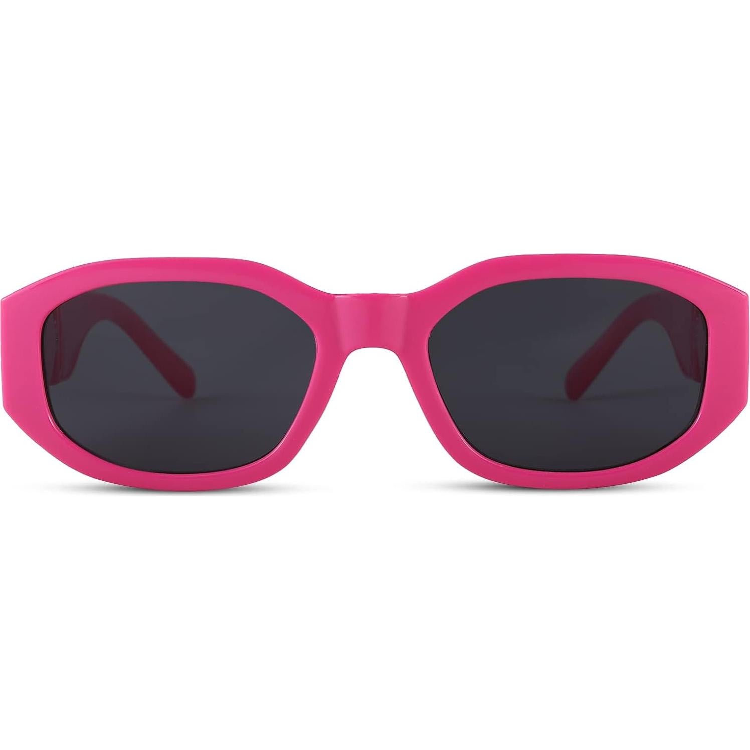 Gafas de sol rectangulares HYCREDI UV400 para hombres y mujeres