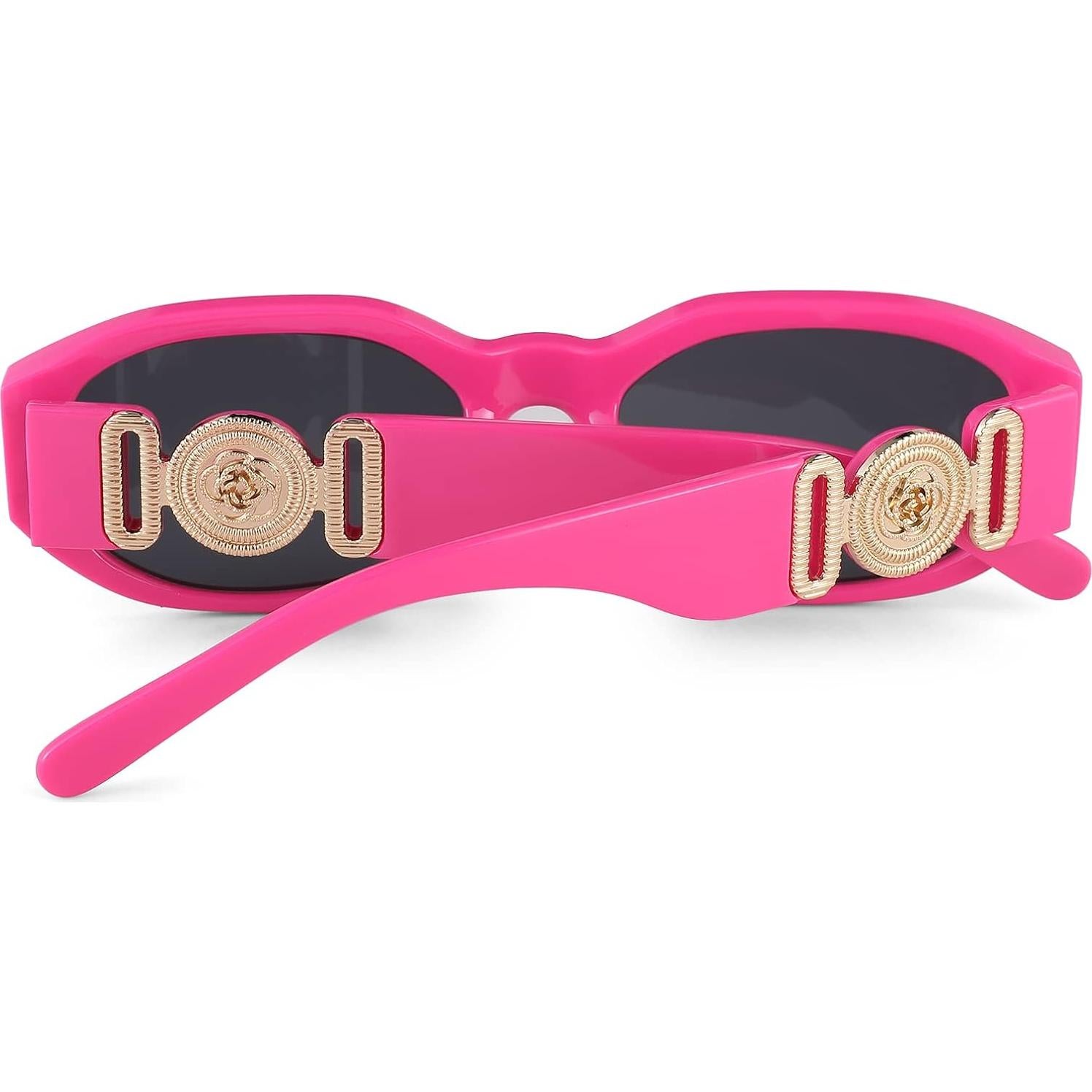 Gafas de sol rectangulares HYCREDI UV400 para hombres y mujeres