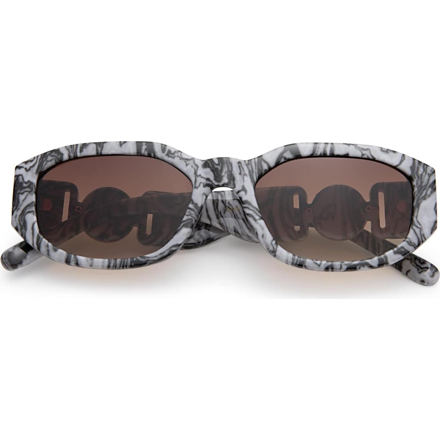 Gafas de Sol Rectangulares HYCREDI UV400 Moda Vintage