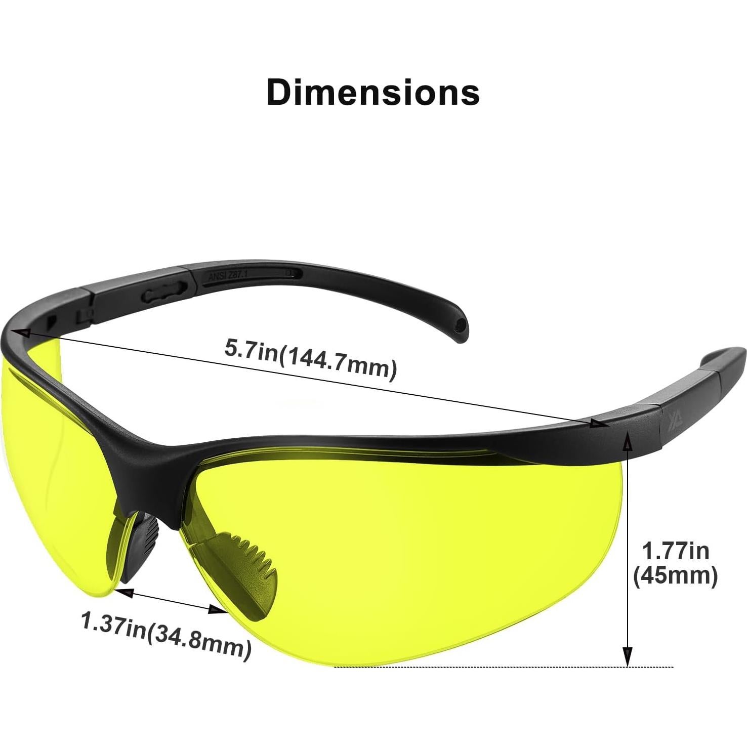 Gafas de Seguridad Xaegistac Anti-empañamiento UV400