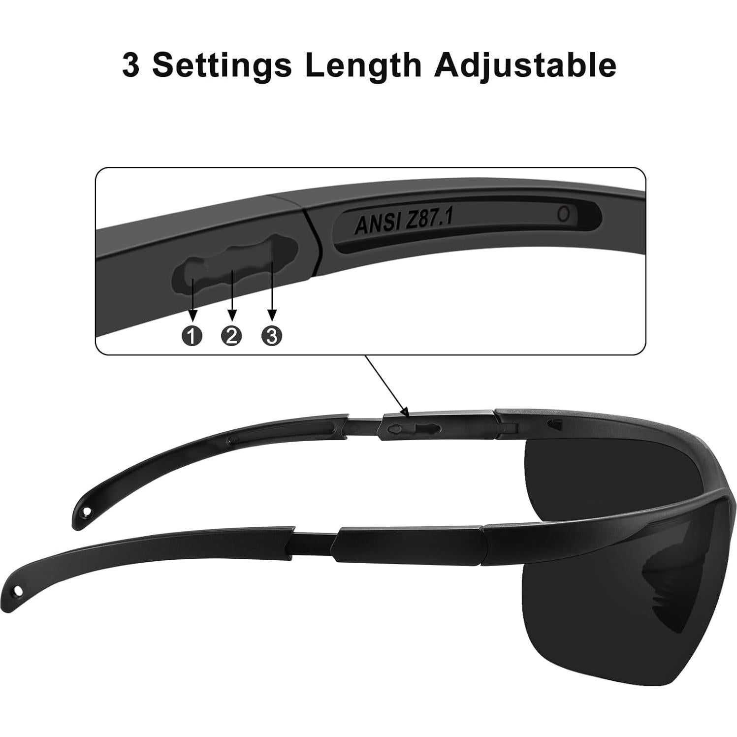 Gafas de Seguridad Xaegistac Anti-vaho UV400 con Estuche