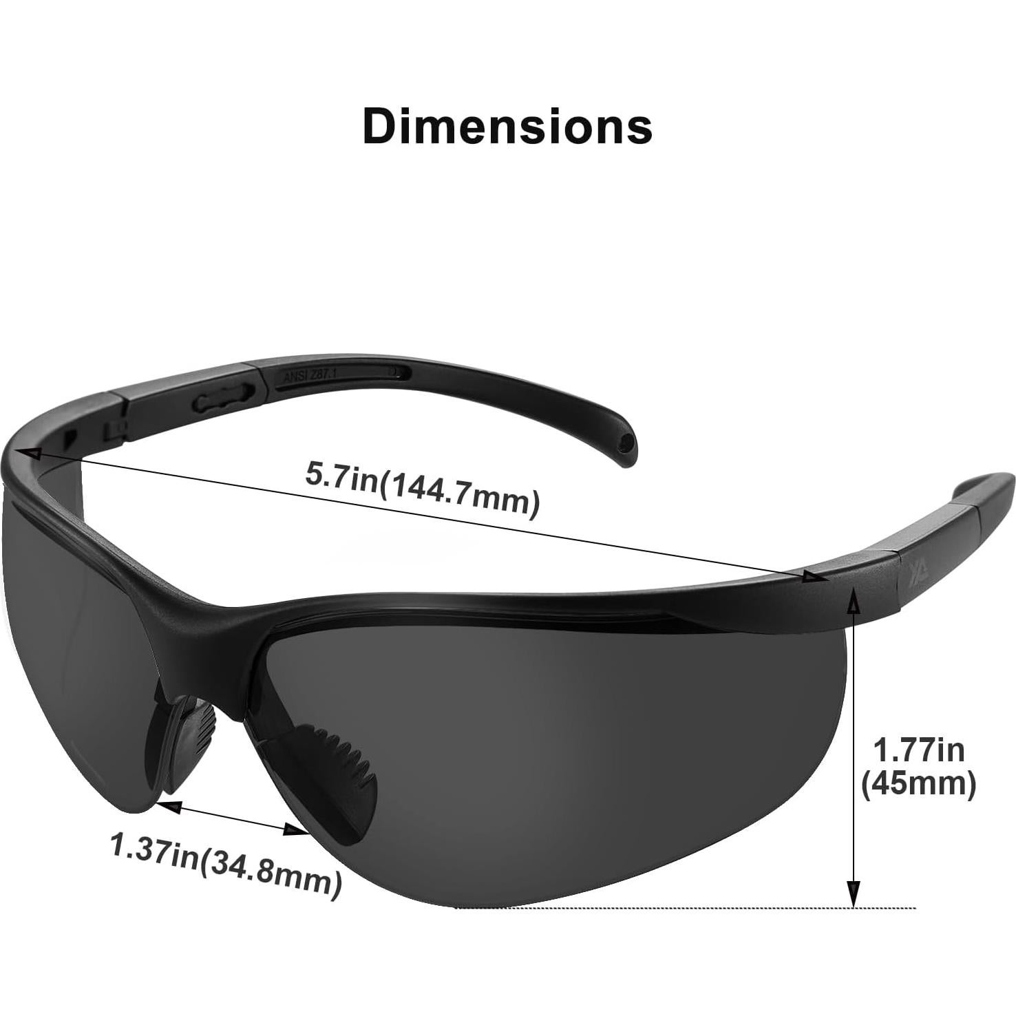 Gafas de Seguridad Xaegistac Anti-vaho UV400 con Estuche