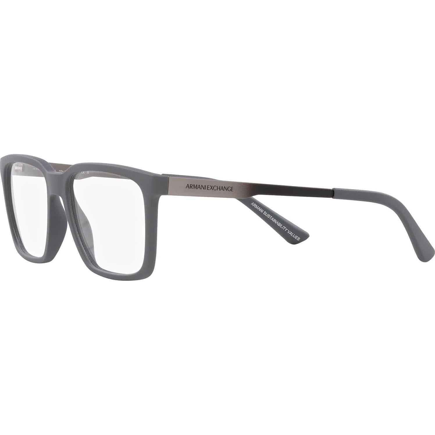 Montura de gafas recetadas Armani Exchange AX3103 gris mate