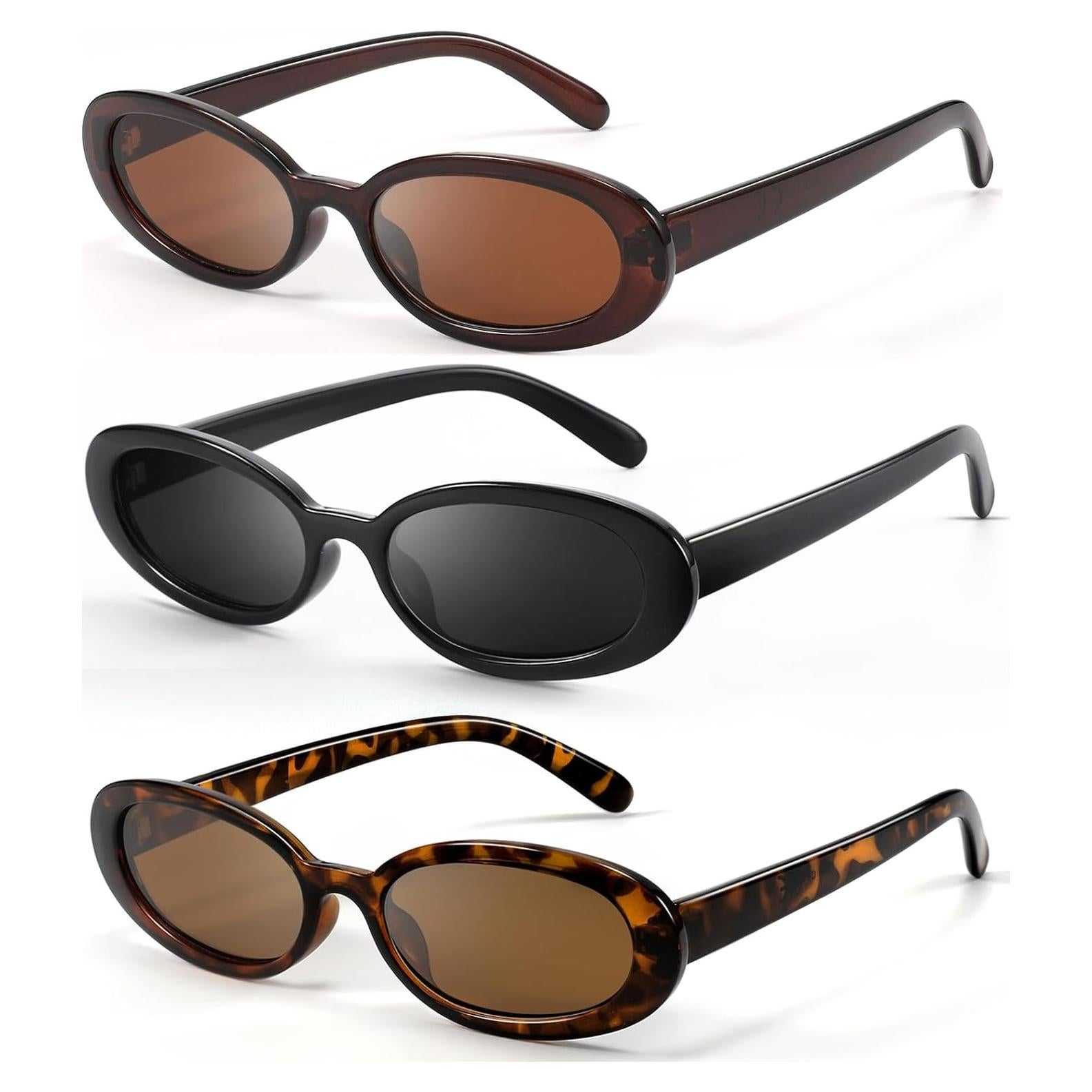 Gafas de sol retro ovaladas DANAMY UV400 unisex