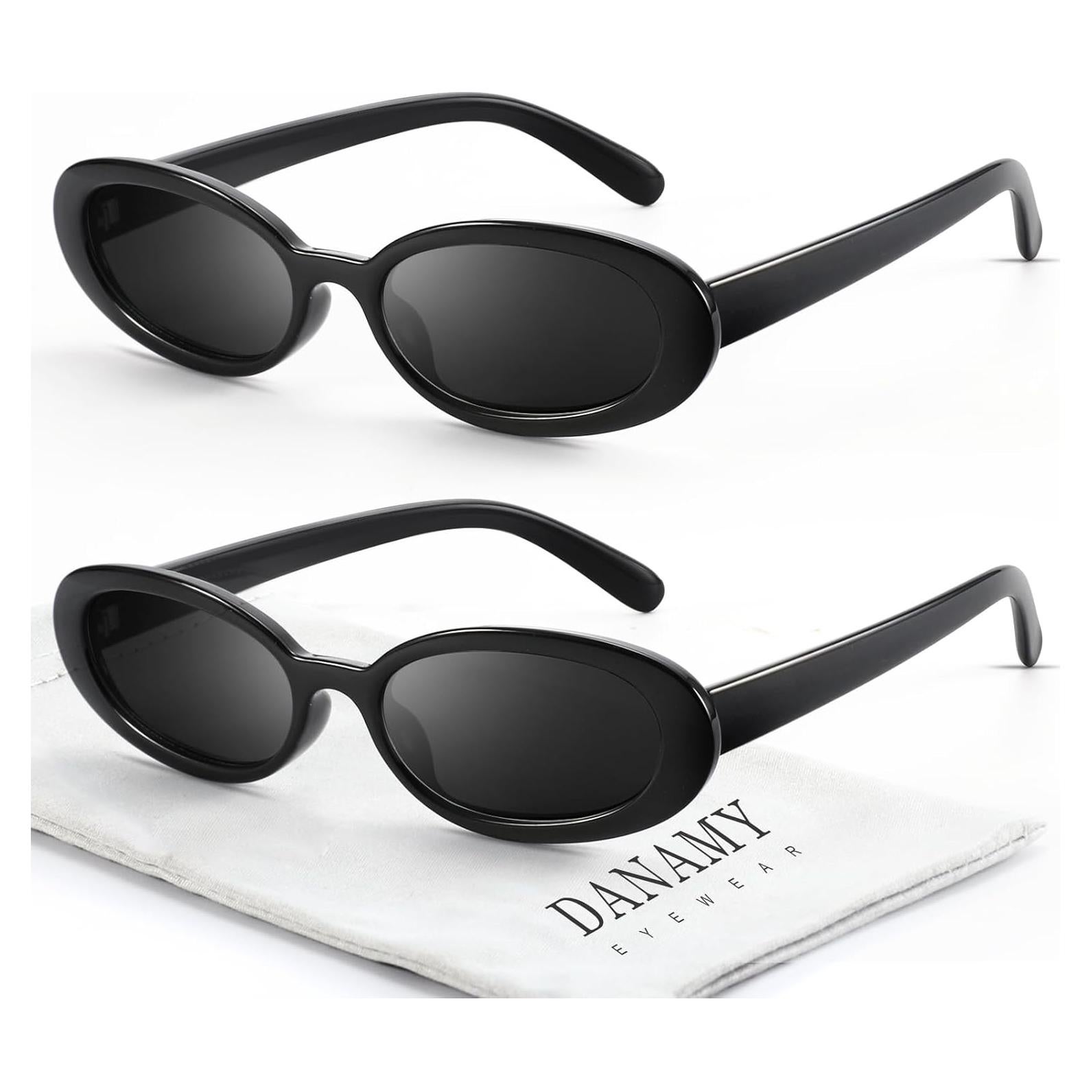 Gafas de sol retro ovaladas DANAMY UV400 para unisex