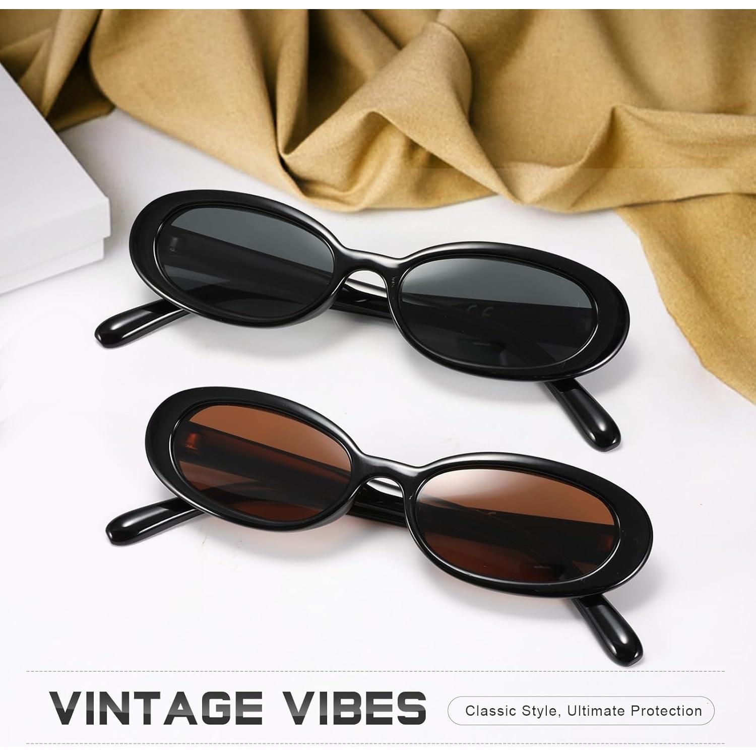 Gafas de sol retro ovaladas DANAMY UV400 para unisex