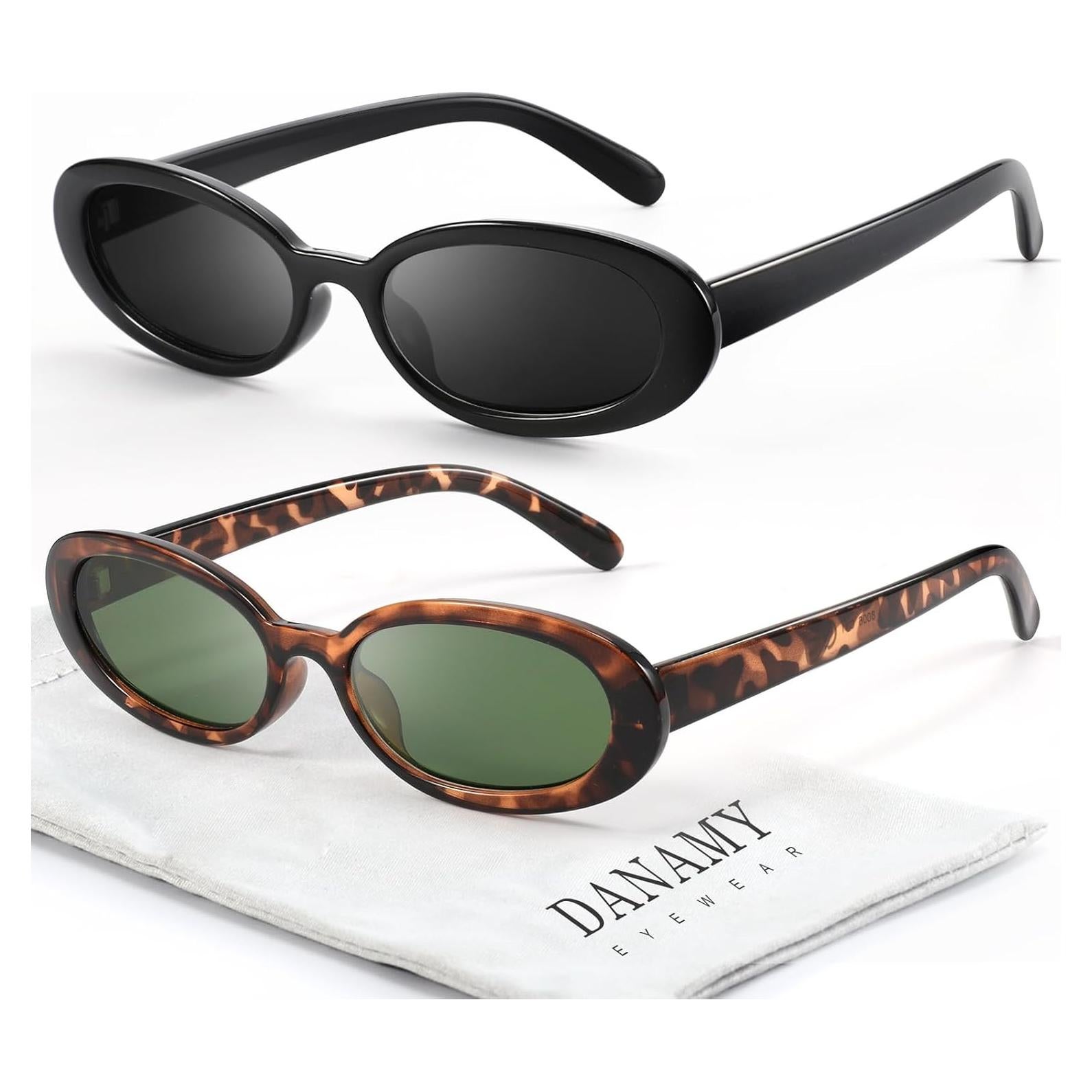 Gafas de sol retro ovaladas DANAMY con protección UV400