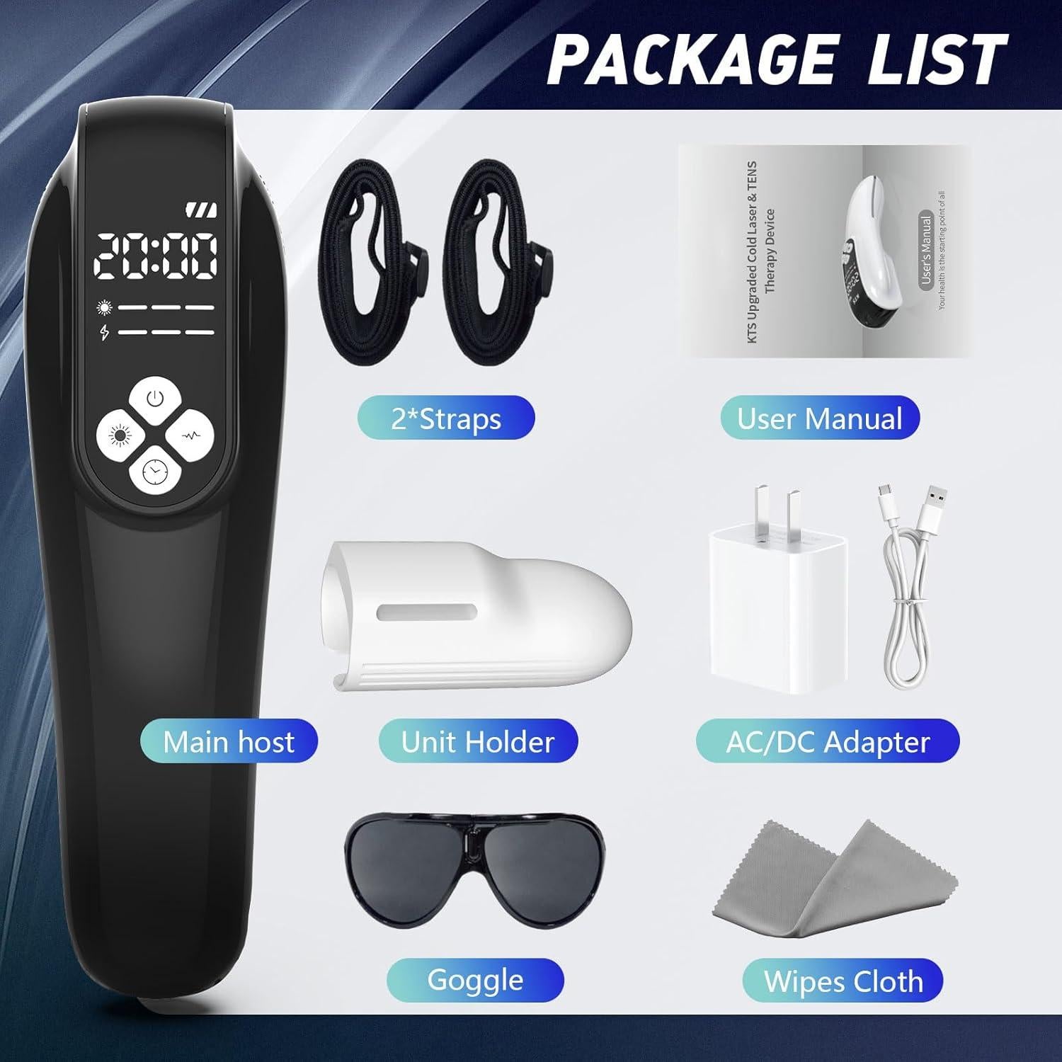 Dispositivo de Terapia de Luz Roja KTS para Perros y Humanos