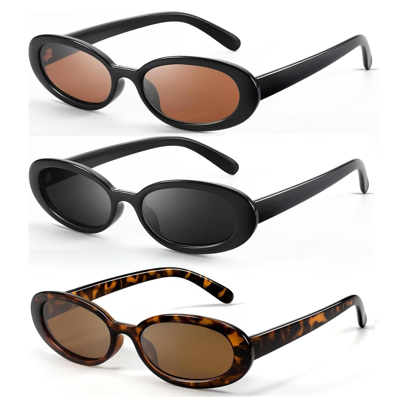 Gafas de sol retro ovaladas DANAMY con protección UV400