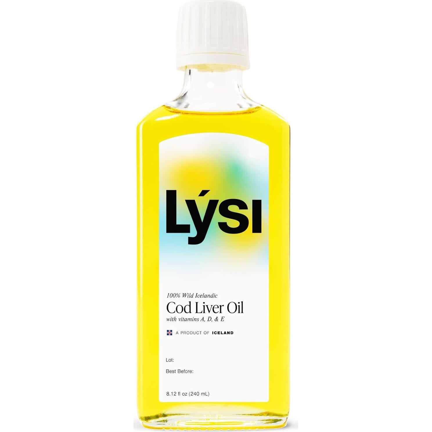 Aceite de Hígado de Bacalao LYSI 240ml Omega-3 Menta y Limón
