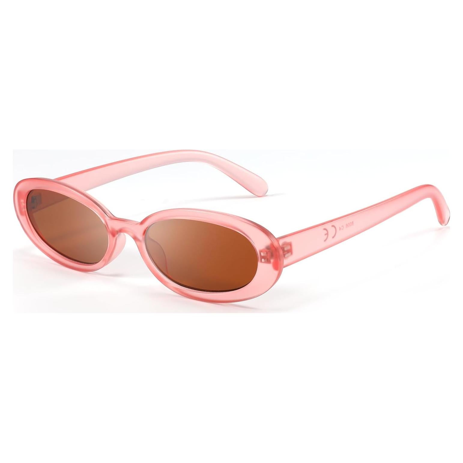 Gafas de sol retro ovaladas DANAMY rosa UV400