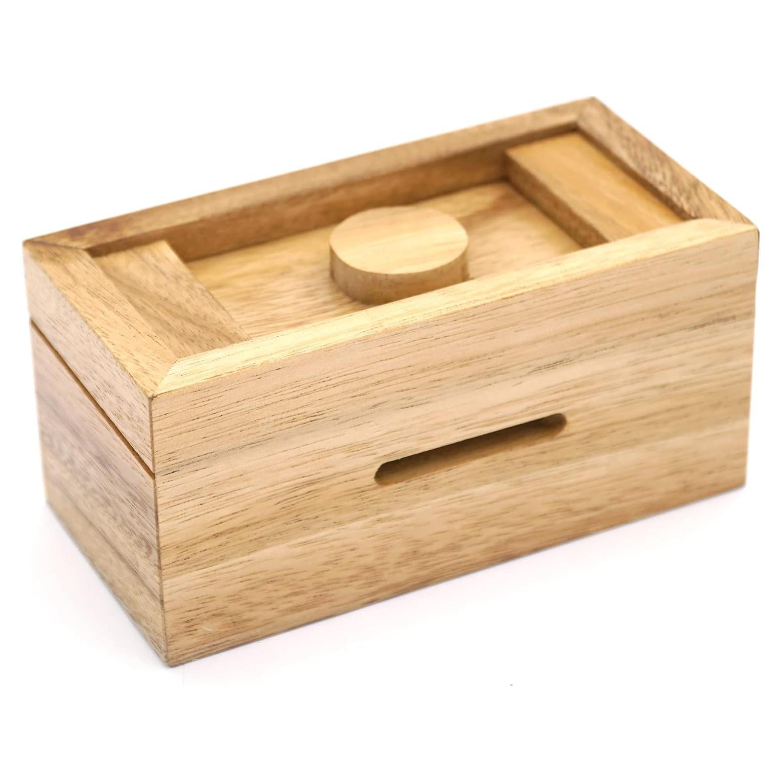 Caja Ziggurat BSIRI - Rompecabezas de Madera con Compartimentos