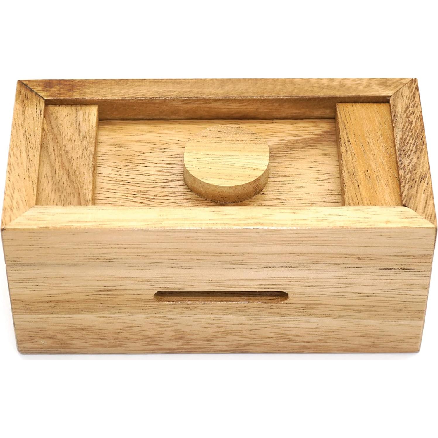 Caja Ziggurat BSIRI - Rompecabezas de Madera con Compartimentos
